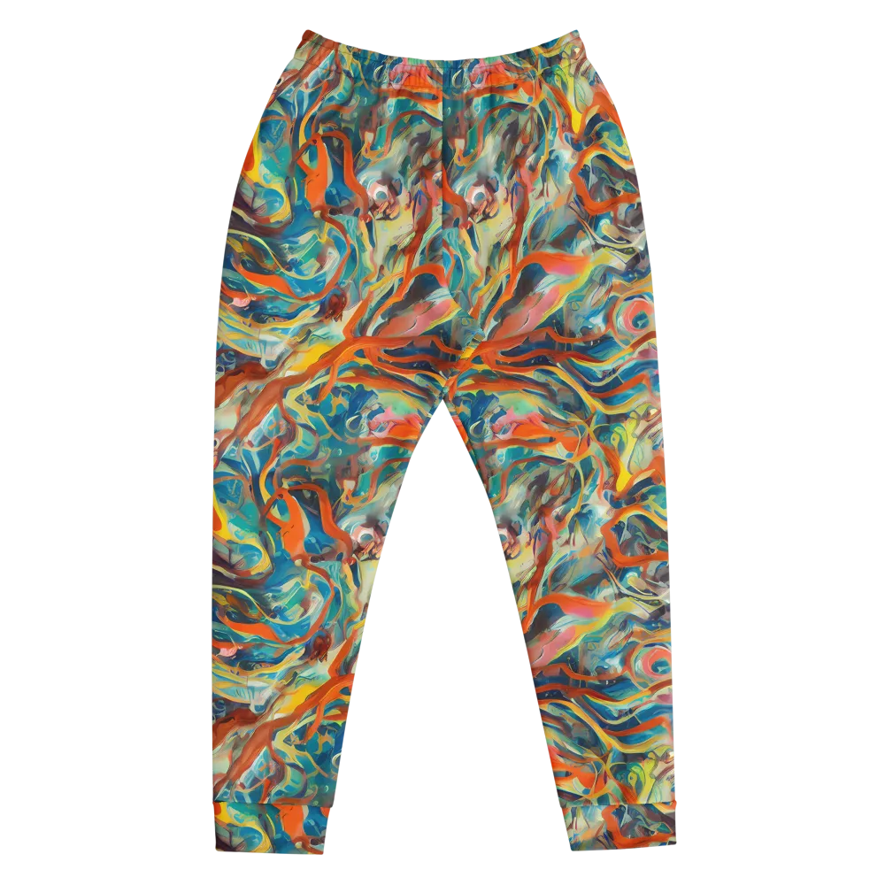 Fluid Firestorm on Men's Joggers — Front