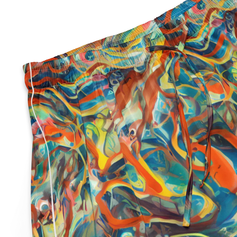 Fluid Firestorm on Women's Pajama Shorts — Product details