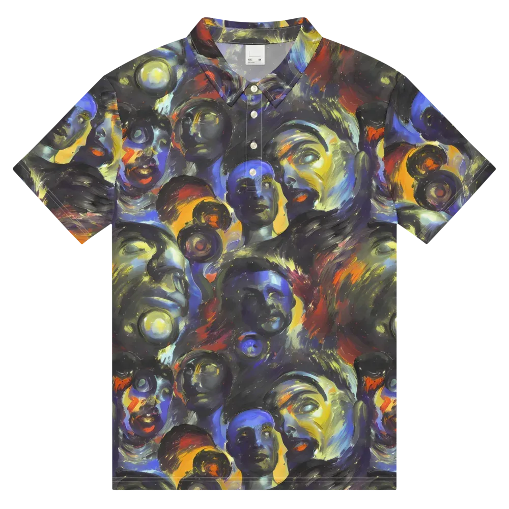 Corinthian Gaze on Men's Slim Fit Polo Shirt — Front
