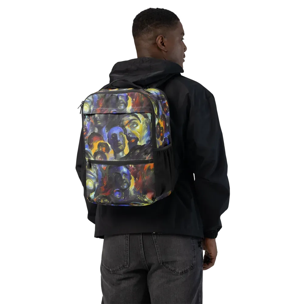 Corinthian Gaze on Utility Backpack — Back