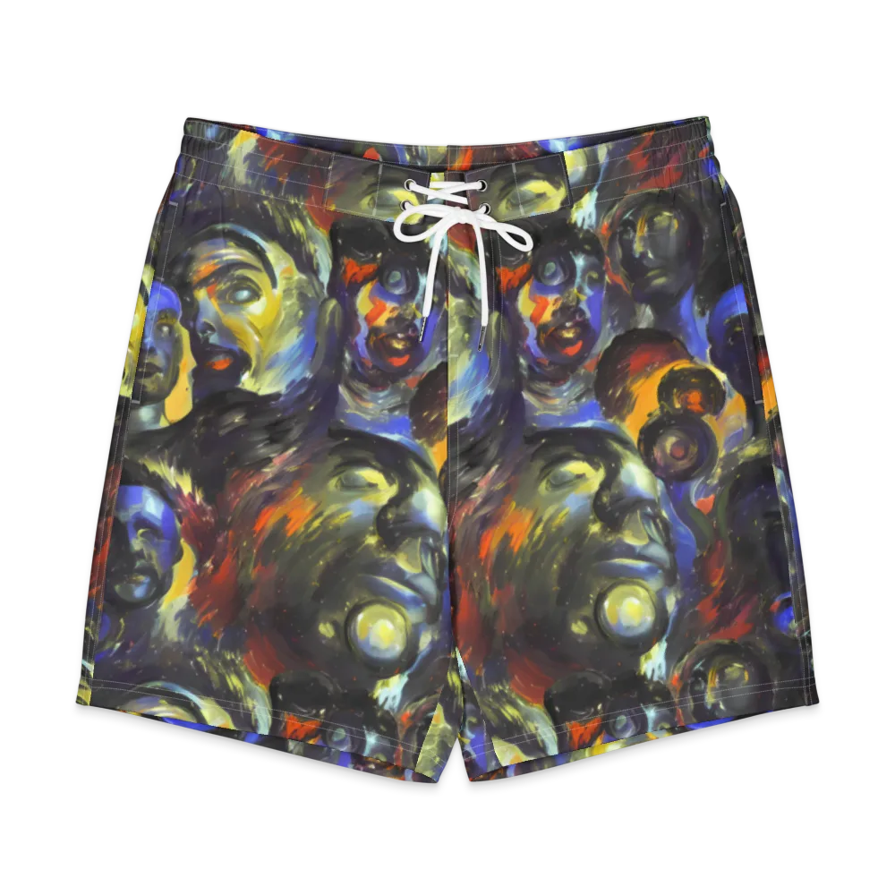 Corinthian Gaze on Men's Board Shorts — Front