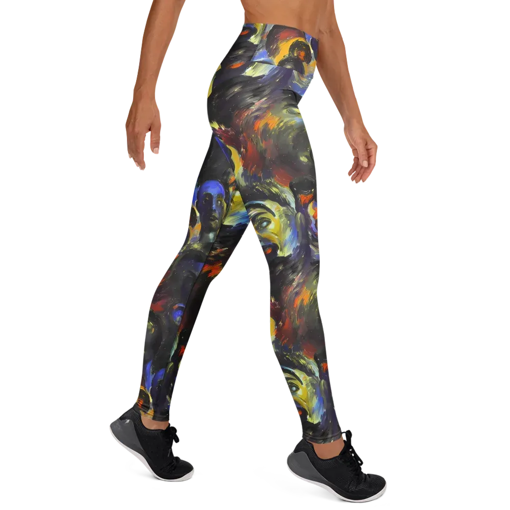 Corinthian Gaze on Yoga Leggings — Right