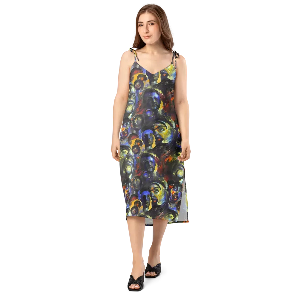 Corinthian Gaze on Slip Dress — Front
