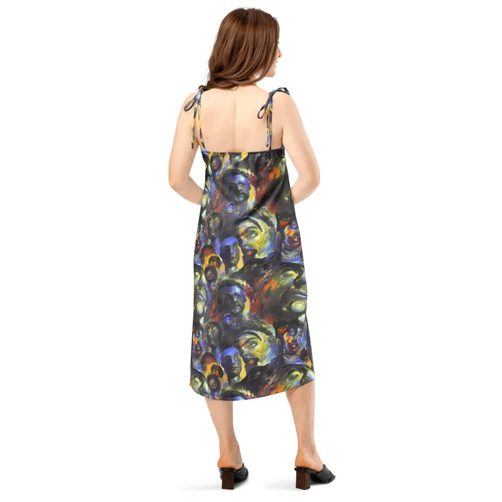 Corinthian Gaze on Slip Dress — Back