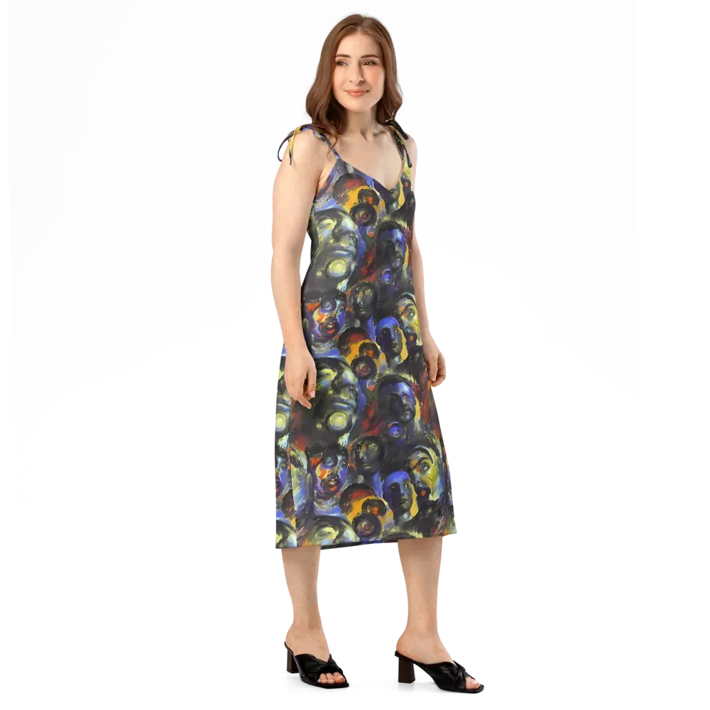 Corinthian Gaze on Slip Dress — Right Front