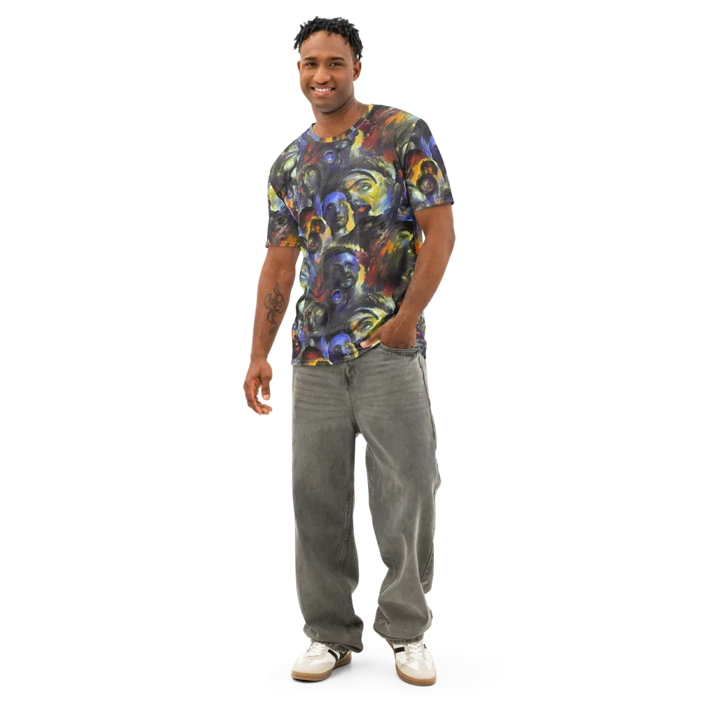 Corinthian Gaze on Men's Cotton Crew Neck T-Shirt — Front