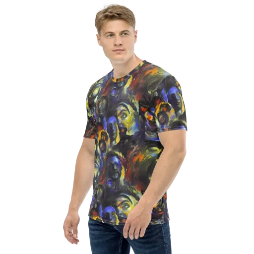 Corinthian Gaze on a Men's Crew Neck T-Shirt