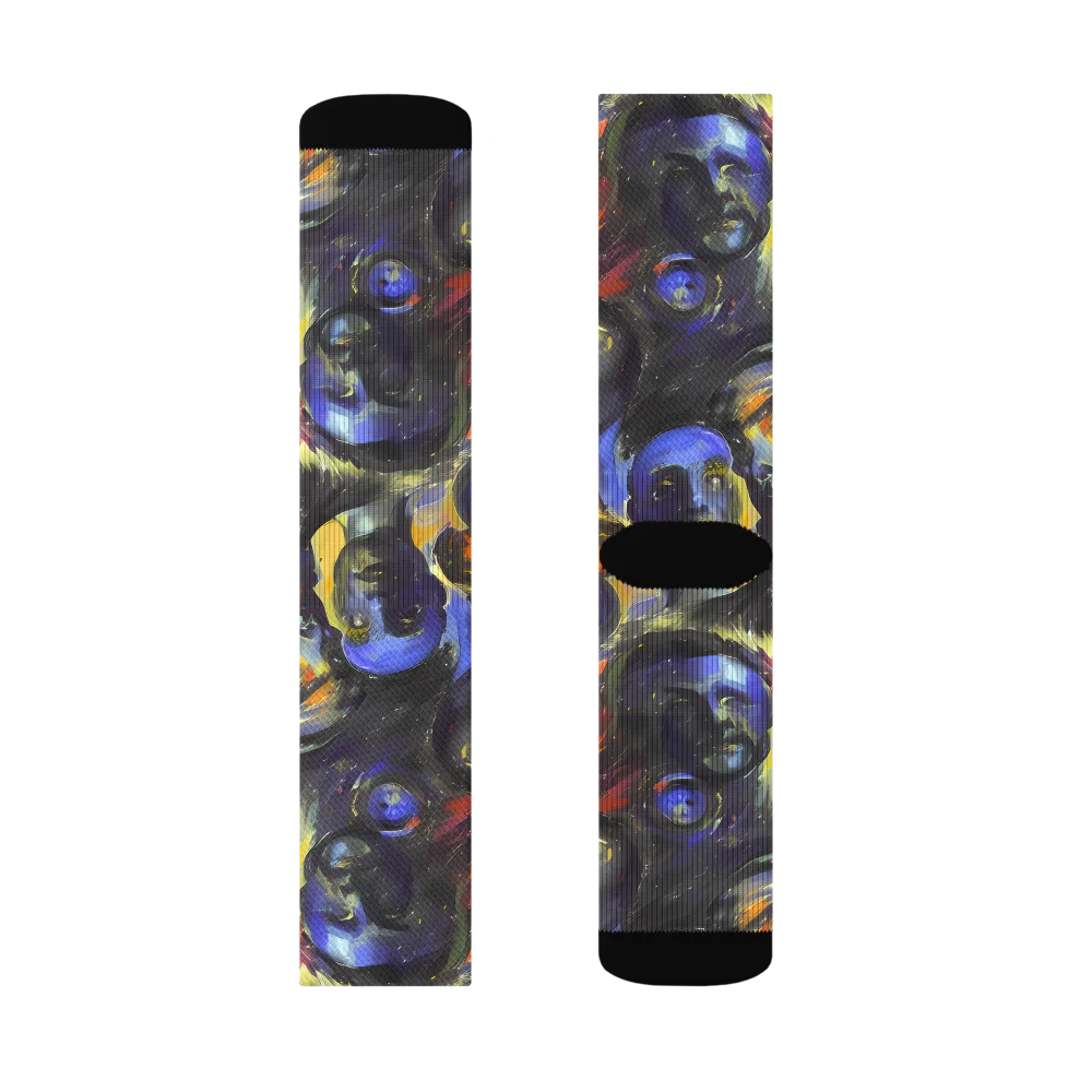 Corinthian Gaze on Socks — Left Sock