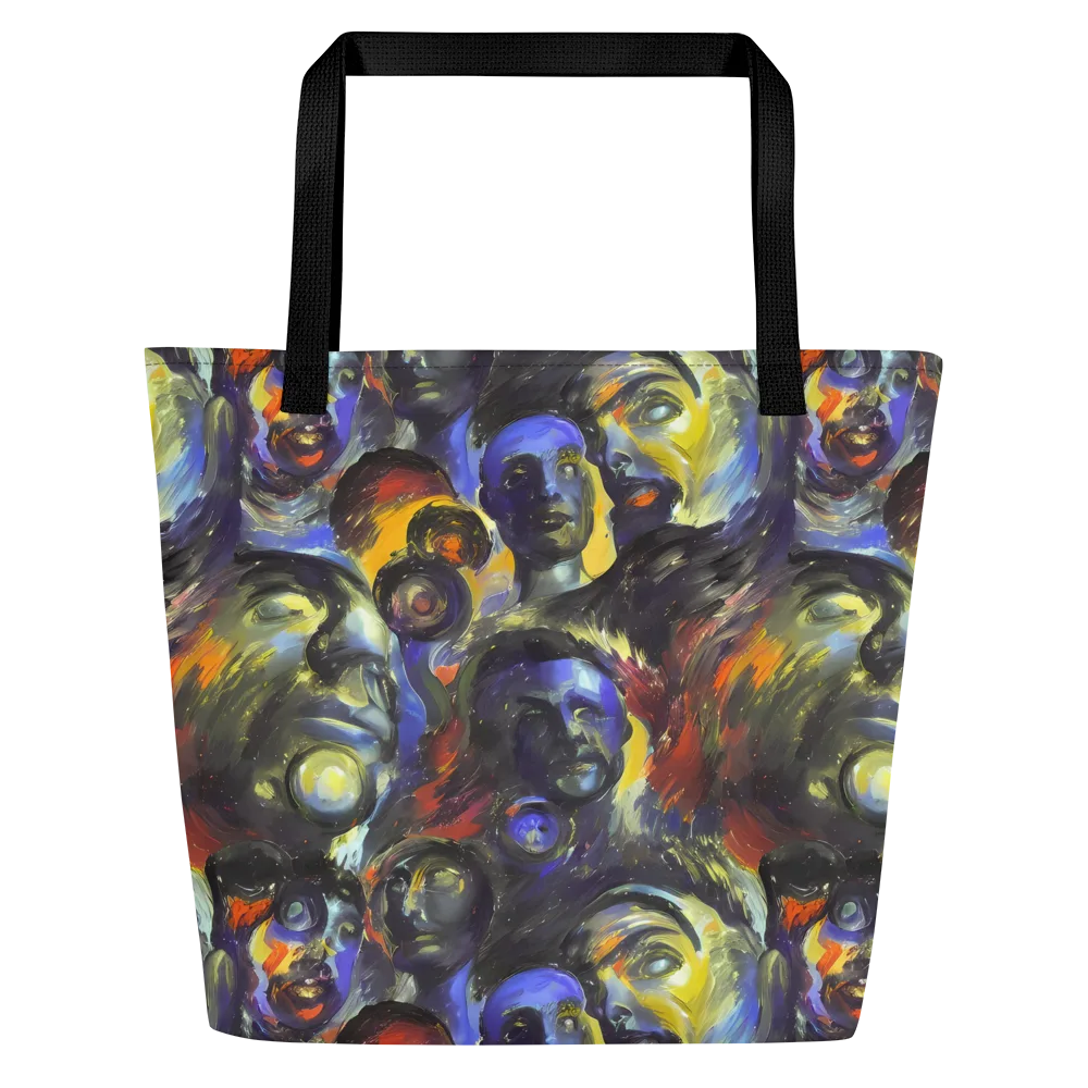 Corinthian Gaze on Large Tote Bag W/ Pocket — Front