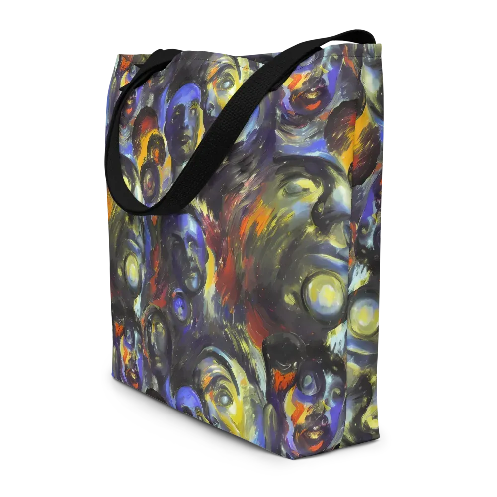 Corinthian Gaze on Large Tote Bag W/ Pocket — Front