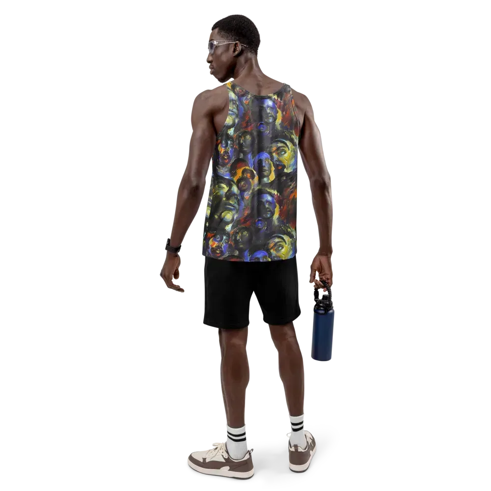 Corinthian Gaze on Men's Tank Top — Back