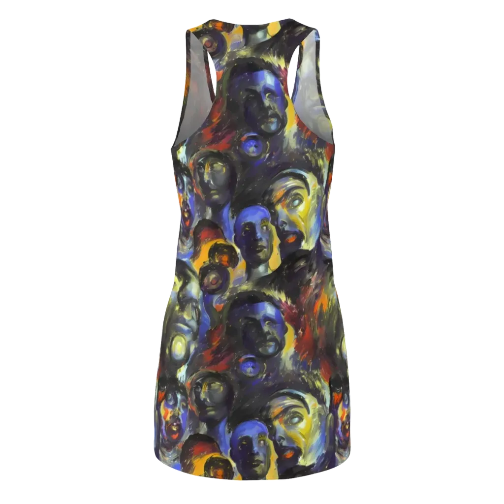 Corinthian Gaze on Racerback Dress — Back