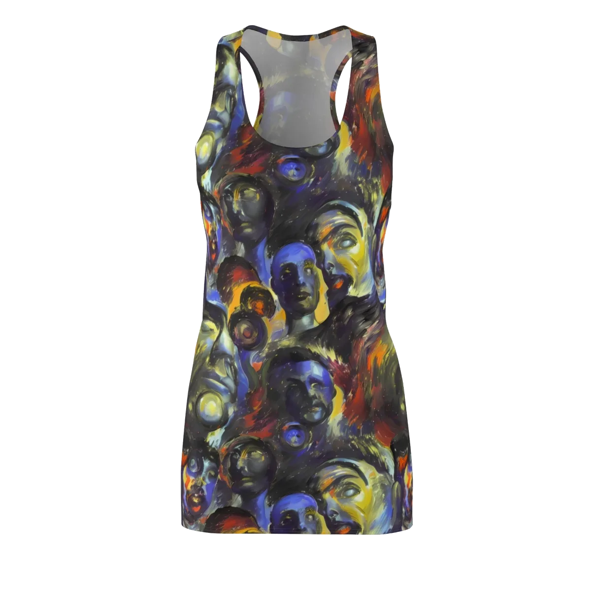 Corinthian Gaze on Racerback Dress — Front
