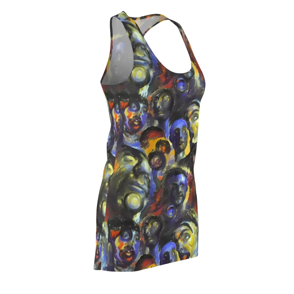 Corinthian Gaze on Racerback Dress — Front Side