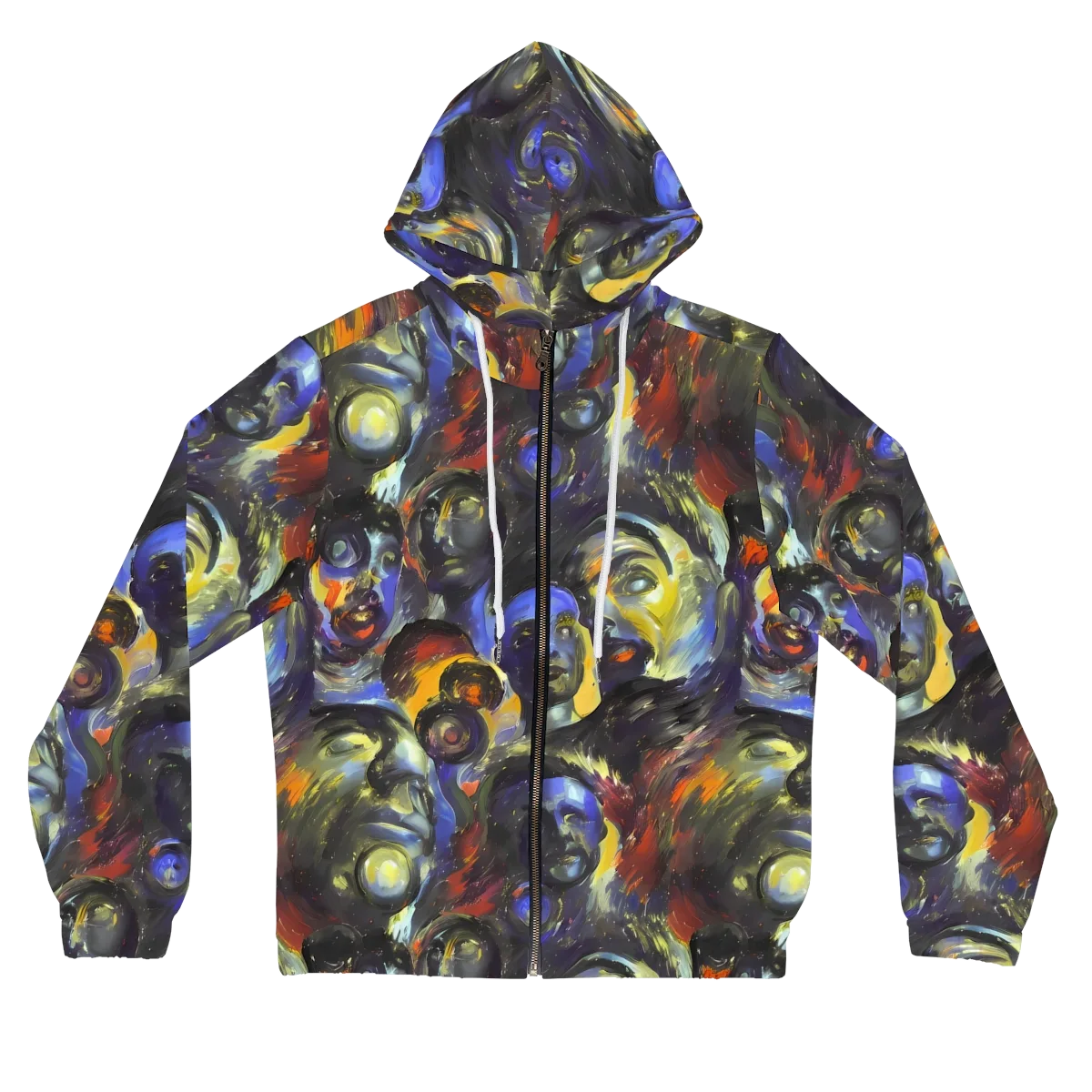 Corinthian Gaze on Women's Full-Zip Hoodie — Front