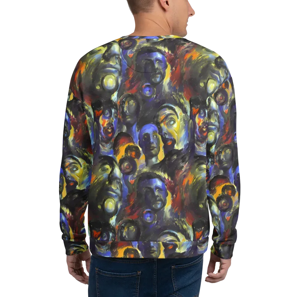 Corinthian Gaze on Sweatshirt — Back