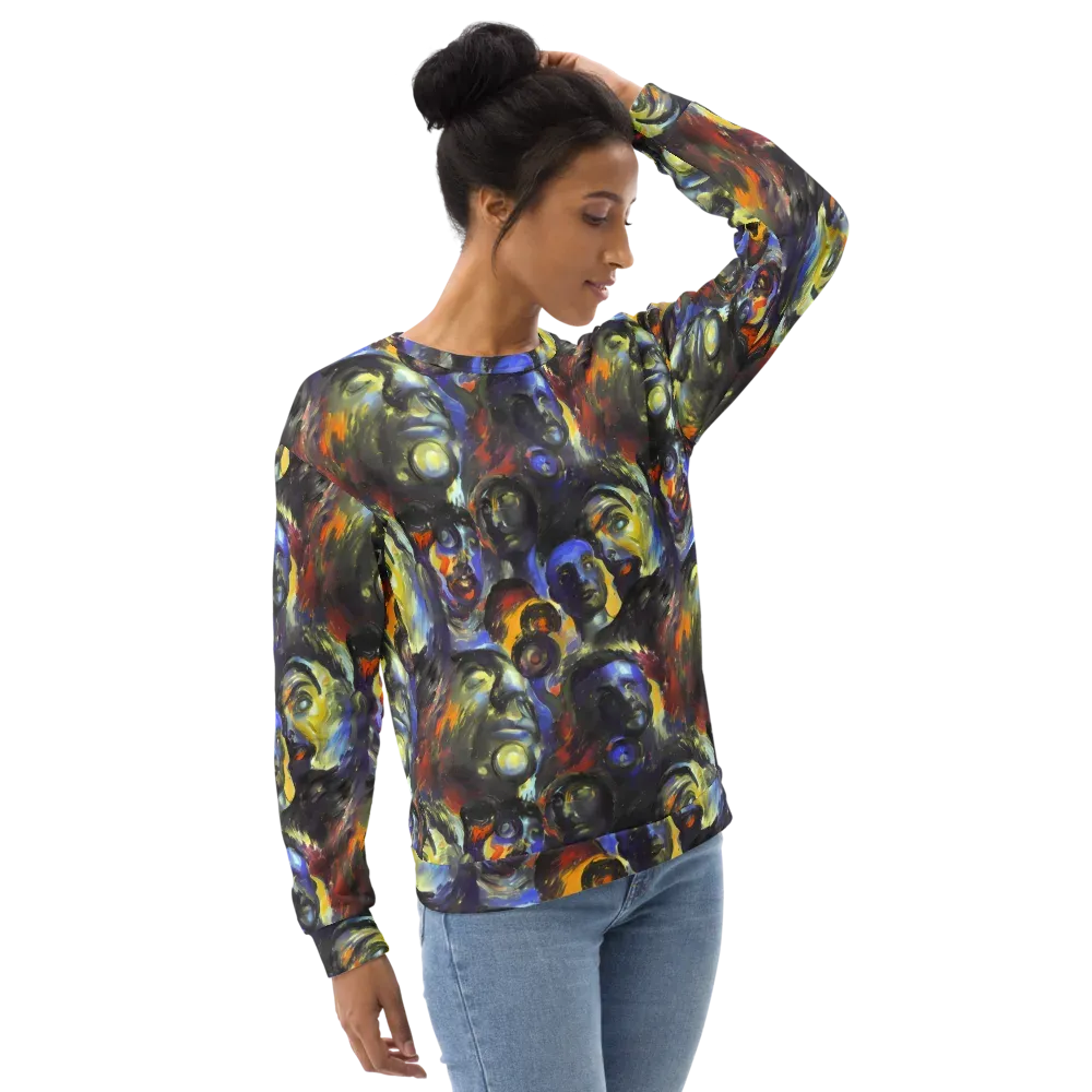 Corinthian Gaze on Sweatshirt — Right Front