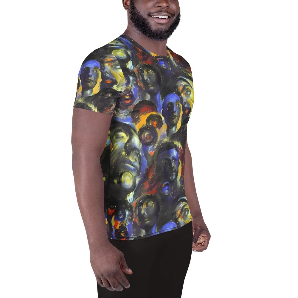 Corinthian Gaze on Men's Athletic T-Shirt — Right