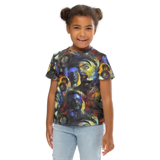 Corinthian Gaze on a Kids Crew Neck T-Shirt