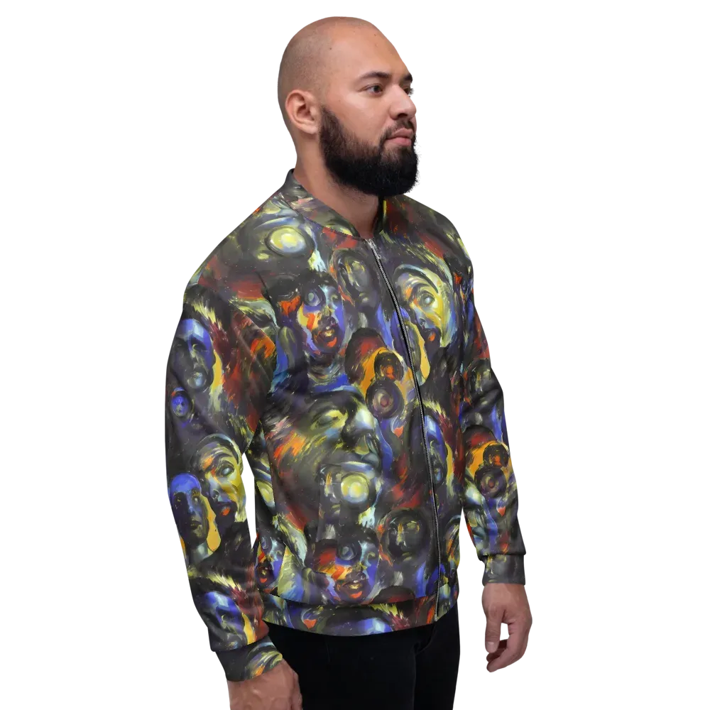 Corinthian Gaze on Bomber Jacket — Right