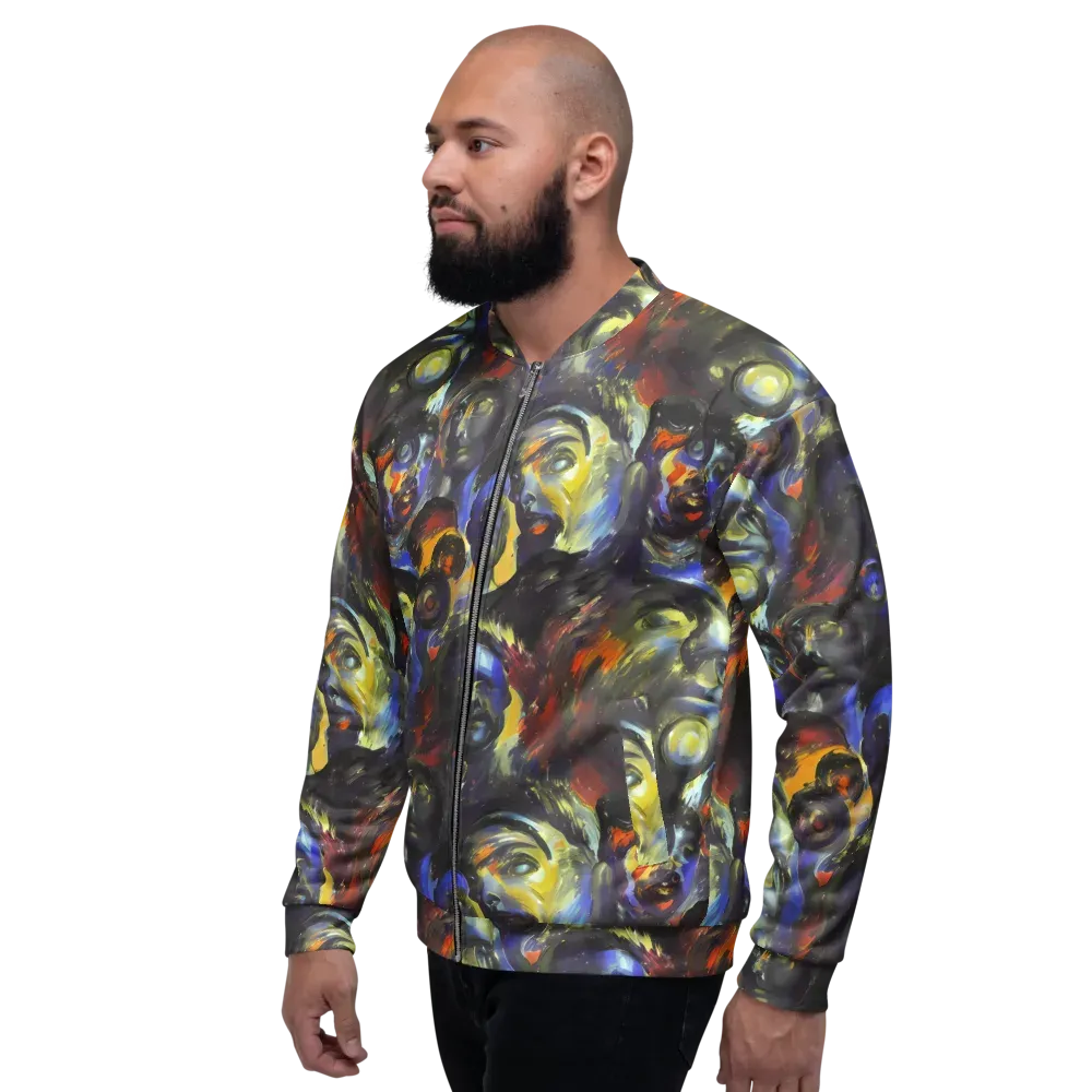 Corinthian Gaze on Bomber Jacket — Left