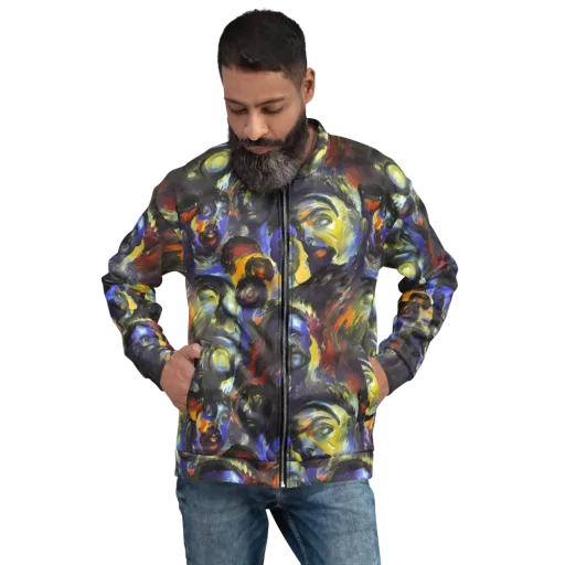 Corinthian Gaze on a Bomber Jacket