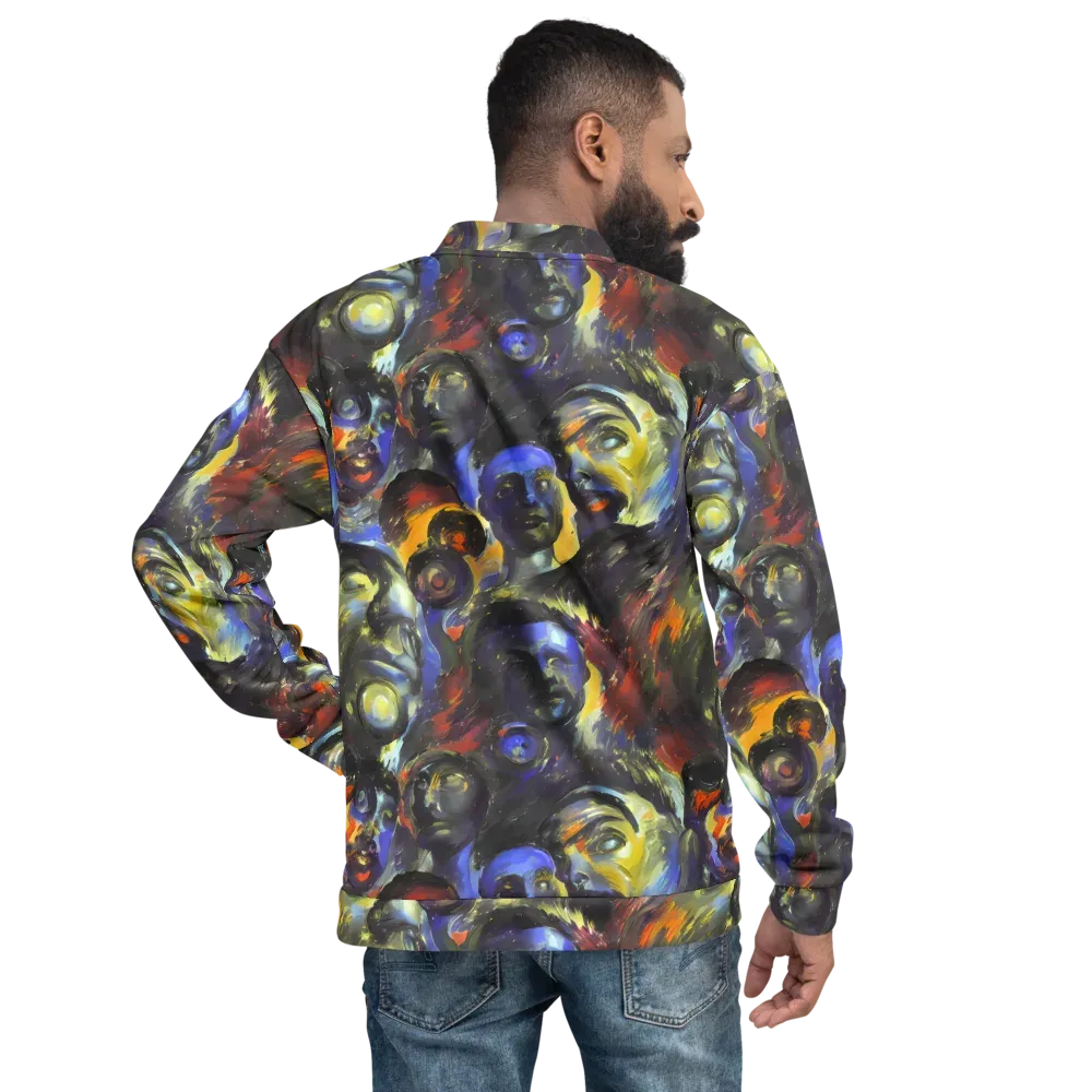 Corinthian Gaze on Bomber Jacket — Back