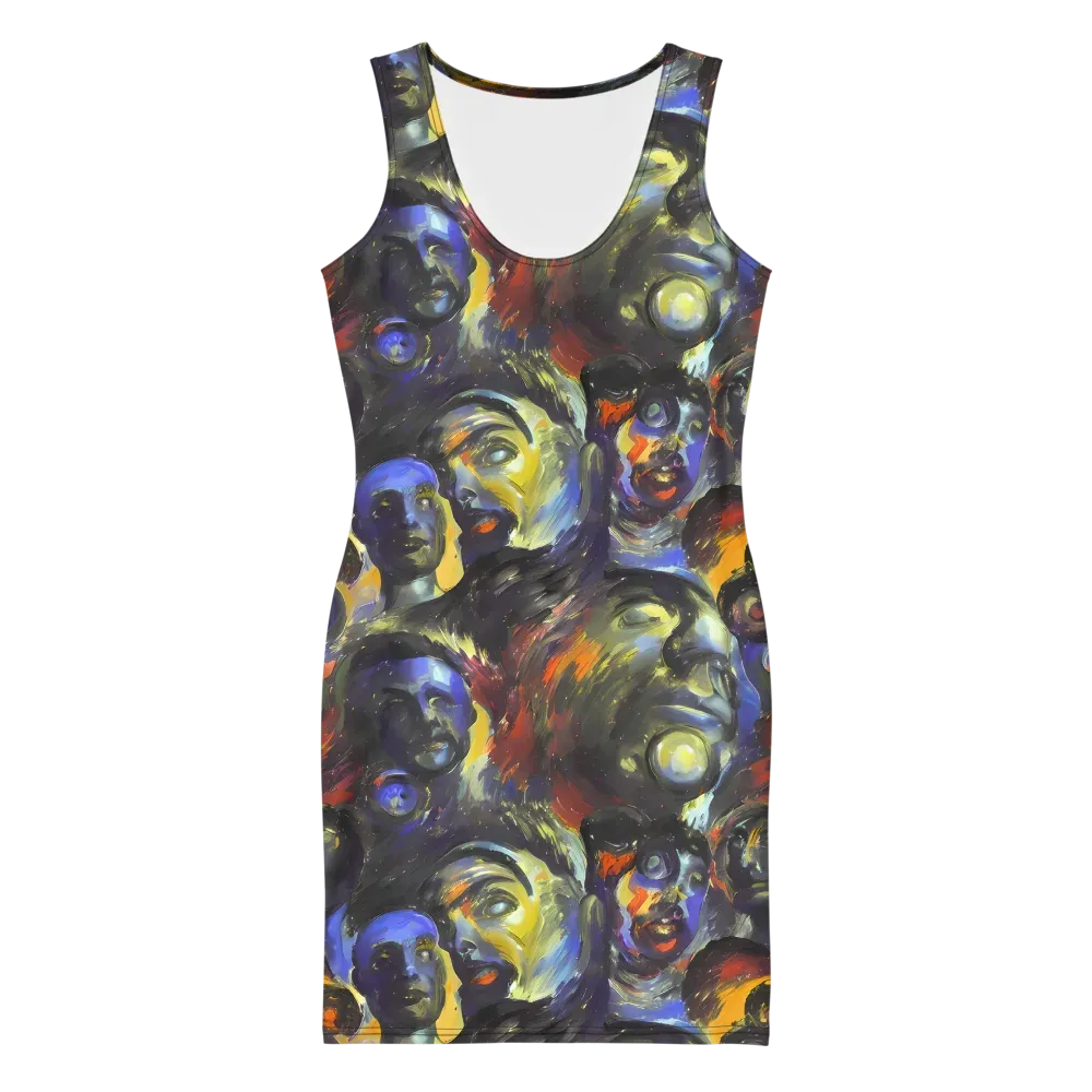 Corinthian Gaze on Bodycon Dress — Front
