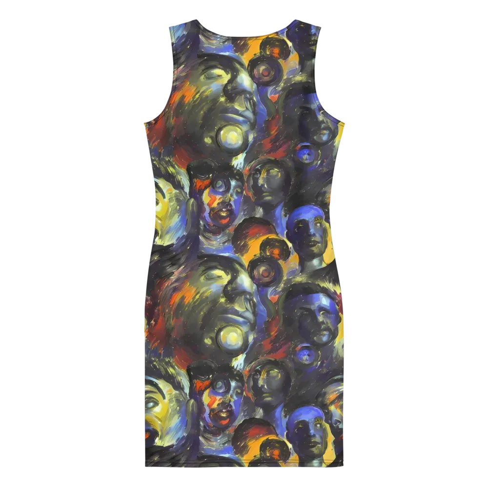 Corinthian Gaze on Bodycon Dress — Back