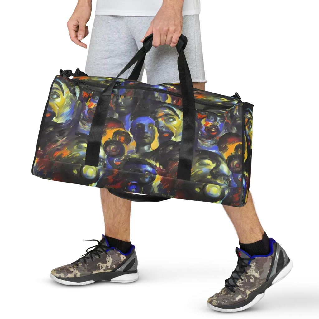 Corinthian Gaze on Duffle Bag — Front