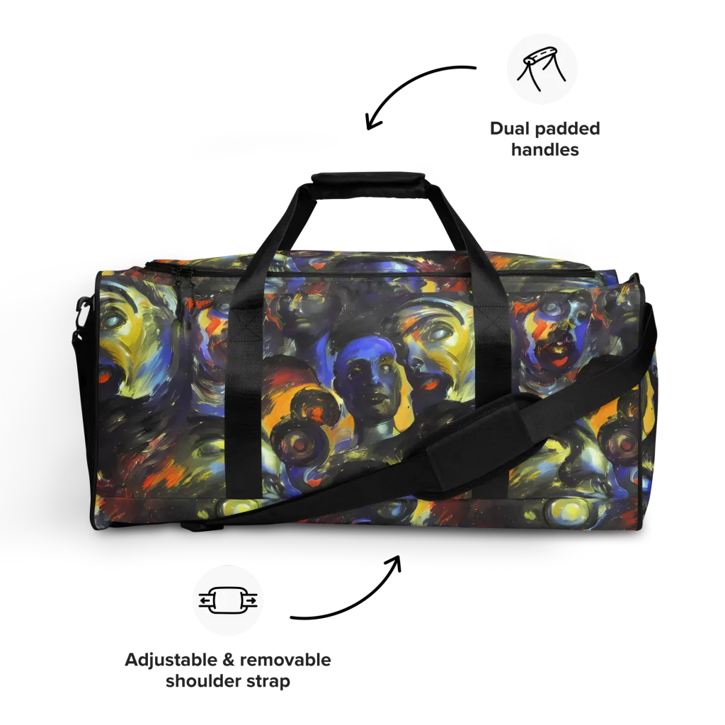 Corinthian Gaze on Duffle Bag — Front