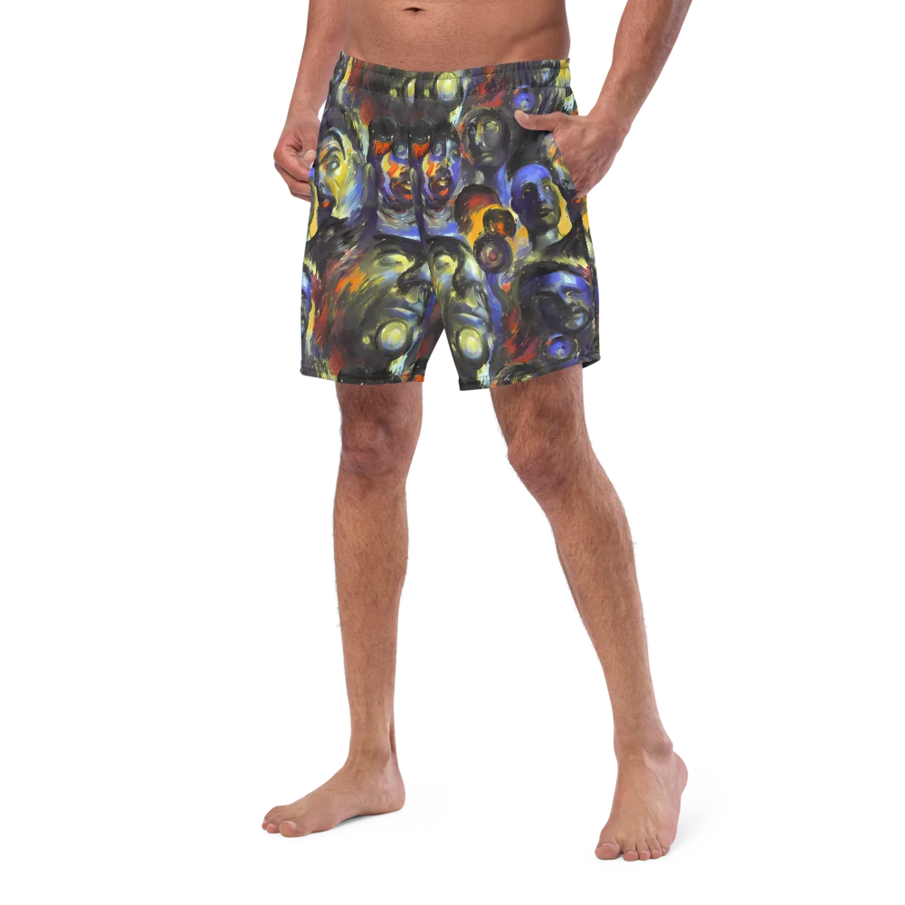 Corinthian Gaze on Swim Trunks — Left Front