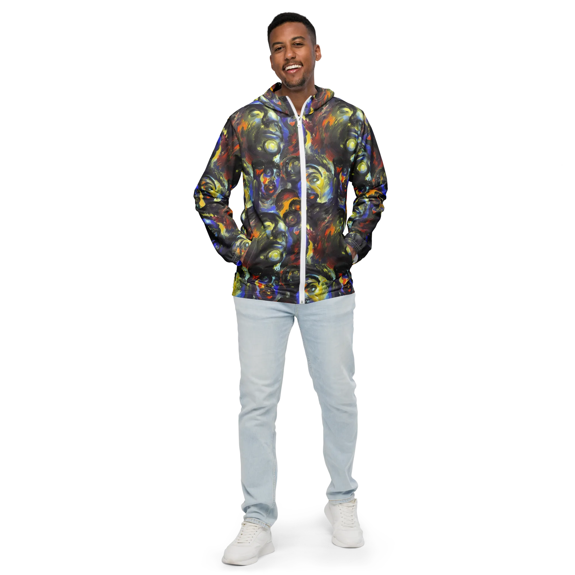Corinthian Gaze on Men's Windbreaker — Front