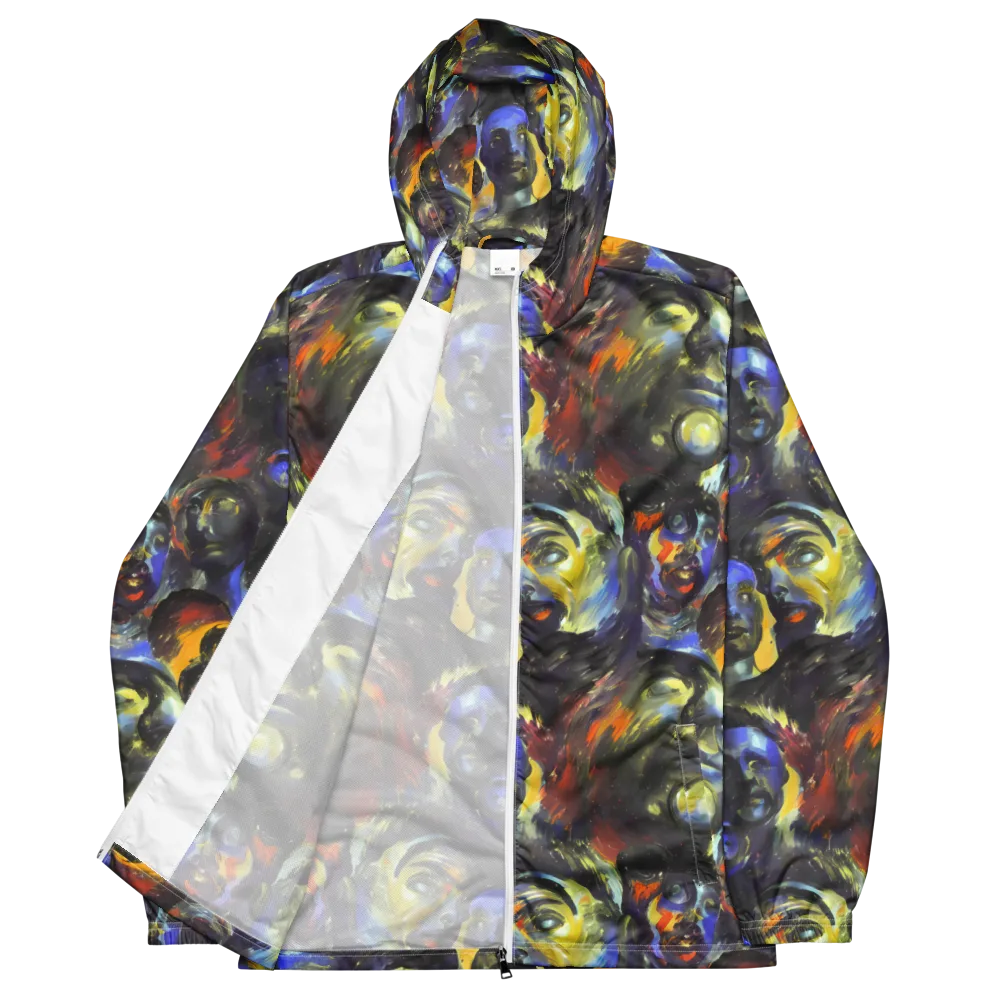 Corinthian Gaze on Men's Windbreaker — Front