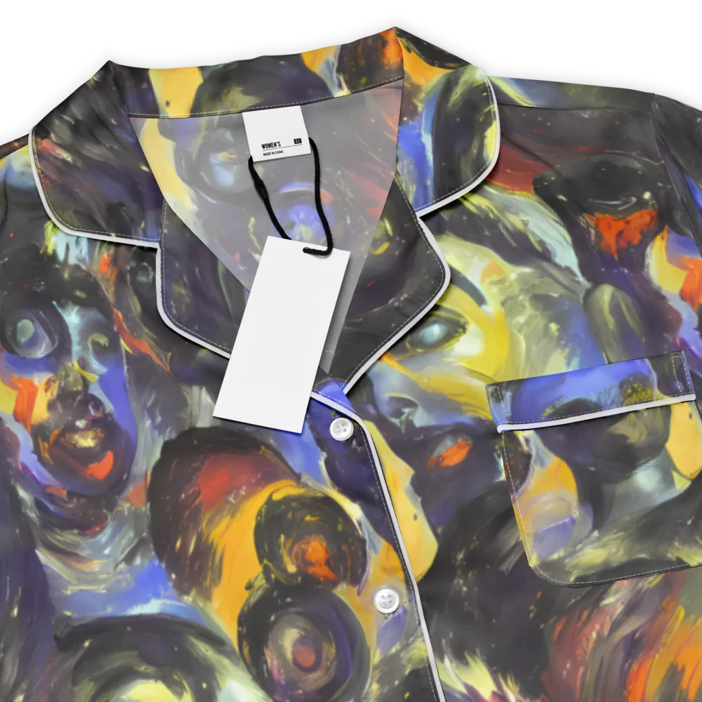 Corinthian Gaze on Women's Short Sleeve Pajama Top — Product details