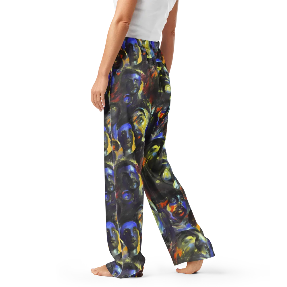 Corinthian Gaze on Women's Pajama Pants — Left
