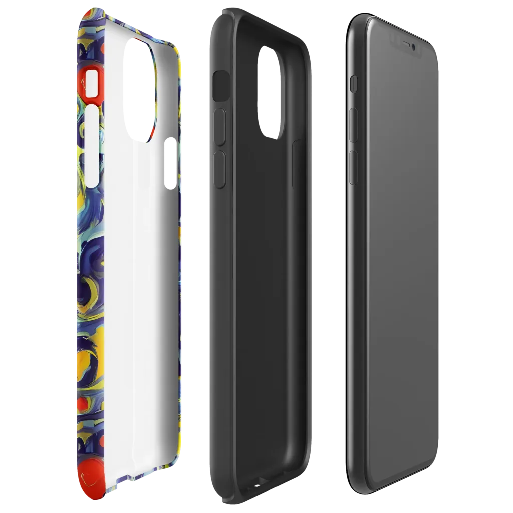 Dynamic Doodles on Tough Case for iPhone® — Right