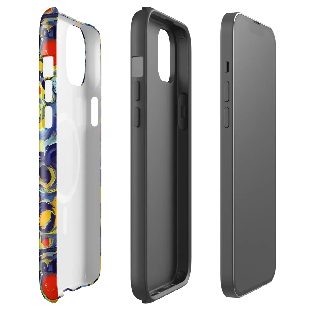 Dynamic Doodles on MagSafe Tough Case for iPhone® — Front