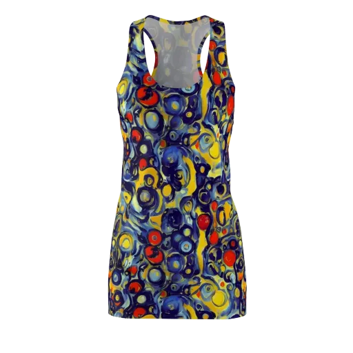 Dynamic Doodles on a Racerback Dress