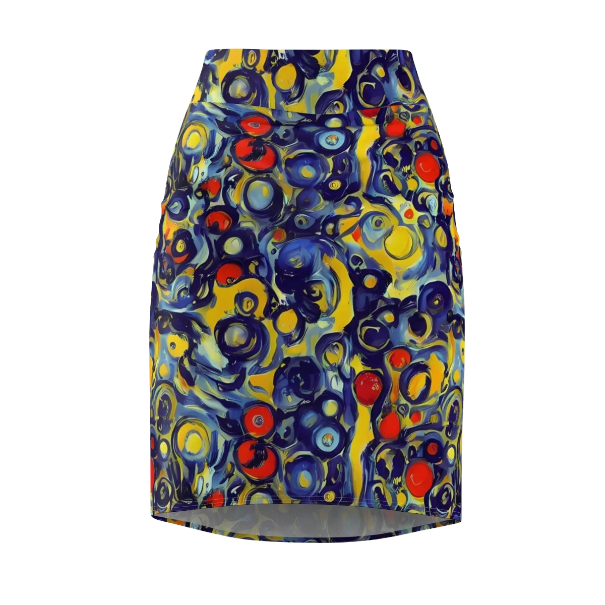 Dynamic Doodles on Pencil Skirt — Front