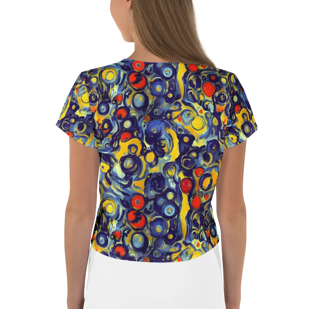 Dynamic Doodles on Crop Tee — Back