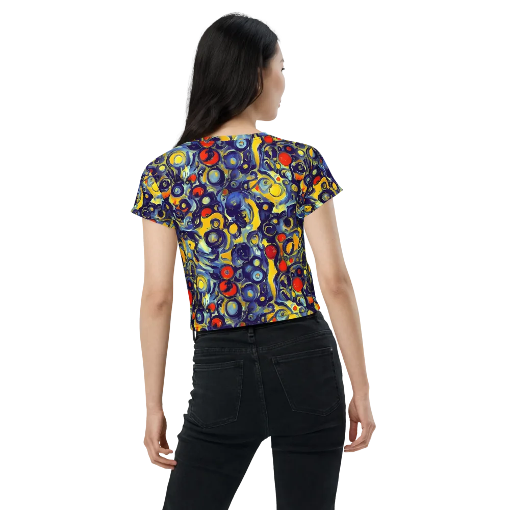 Dynamic Doodles on Crop Tee — Back