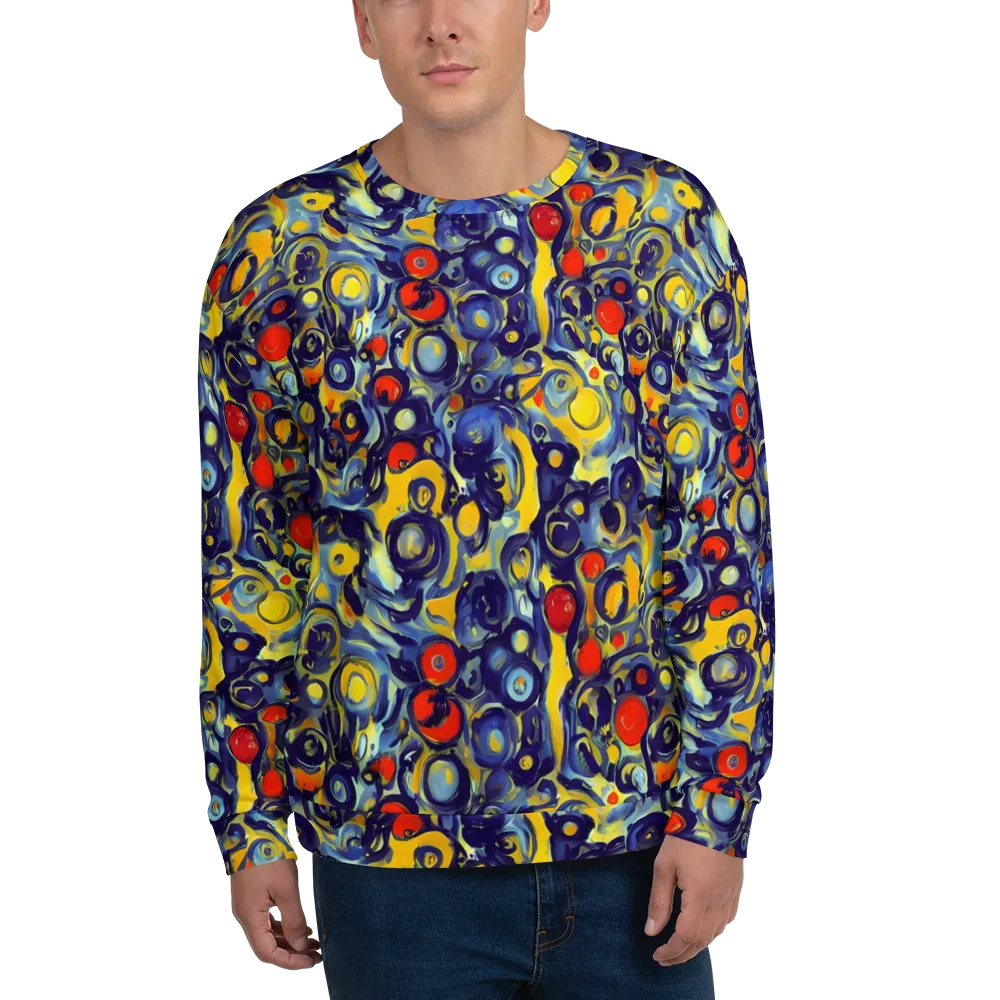Dynamic Doodles on Sweatshirt — Front