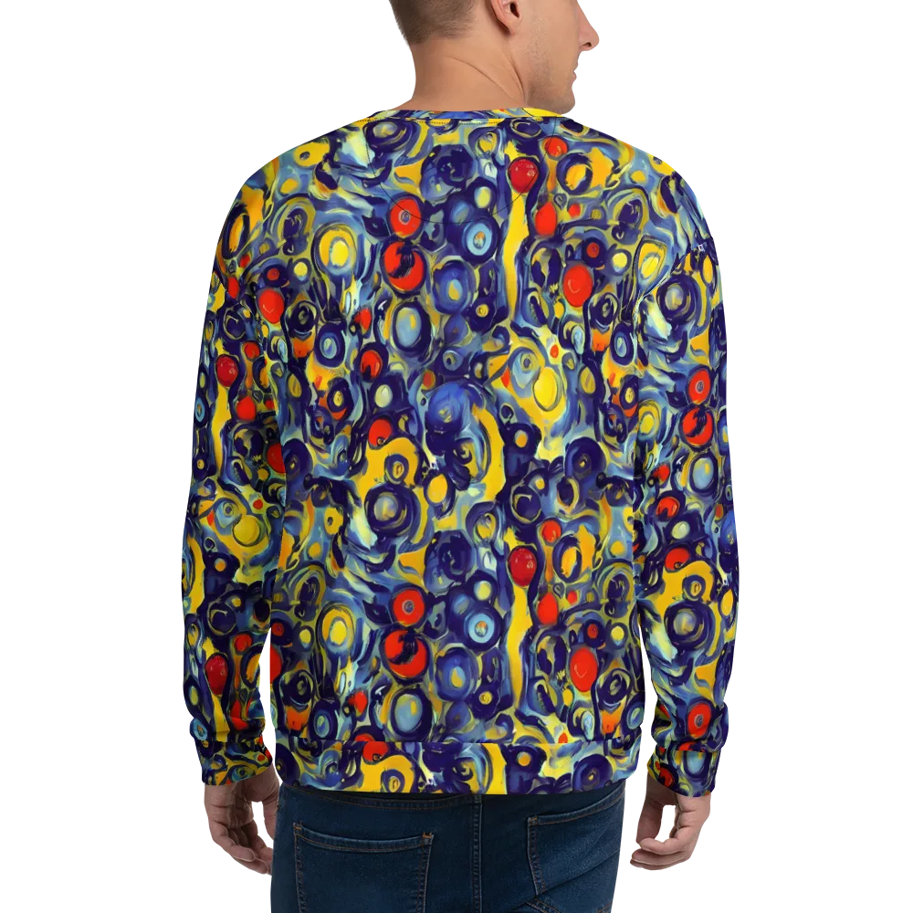 Dynamic Doodles on Sweatshirt — Back