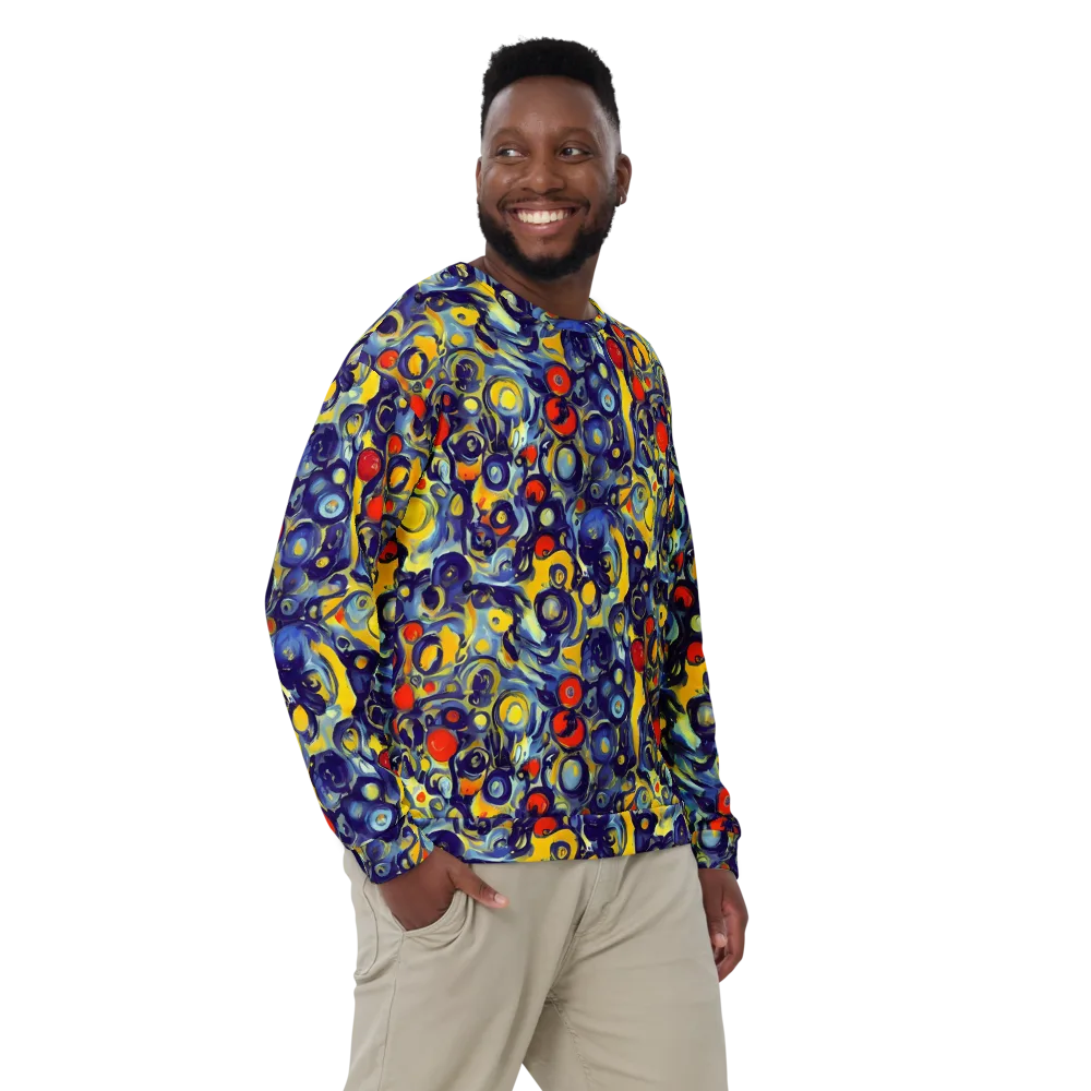 Dynamic Doodles on Sweatshirt — Front