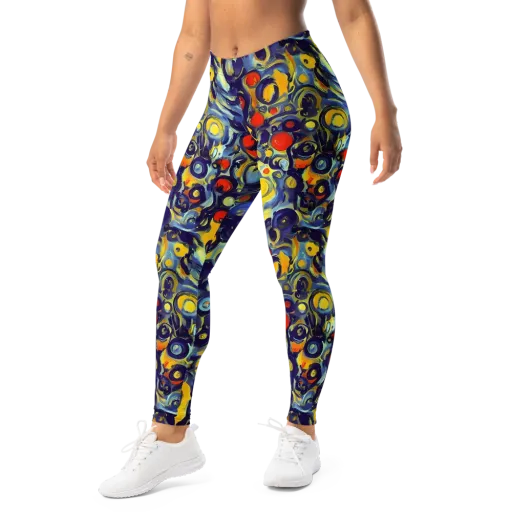 Dynamic Doodles on a Leggings