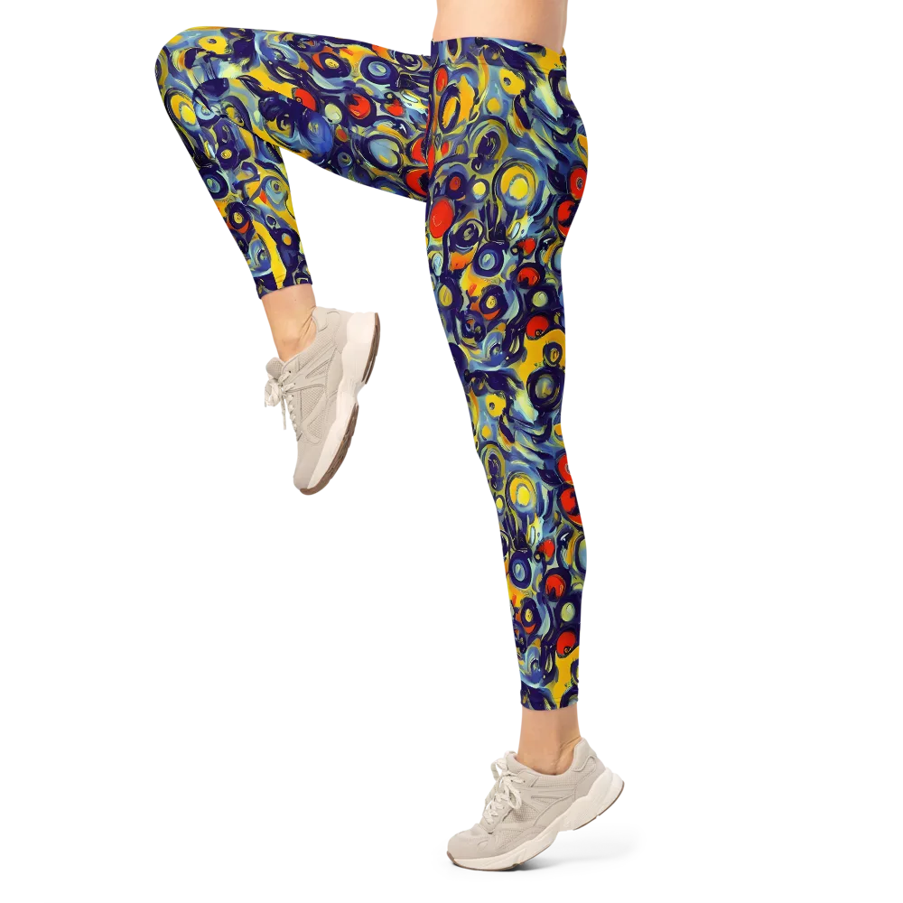 Dynamic Doodles on Leggings — Left