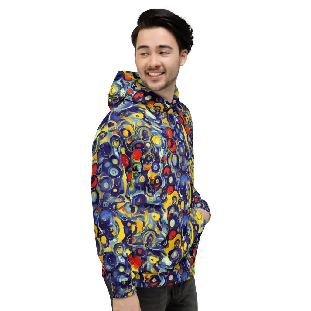 Dynamic Doodles on Hoodie — Right