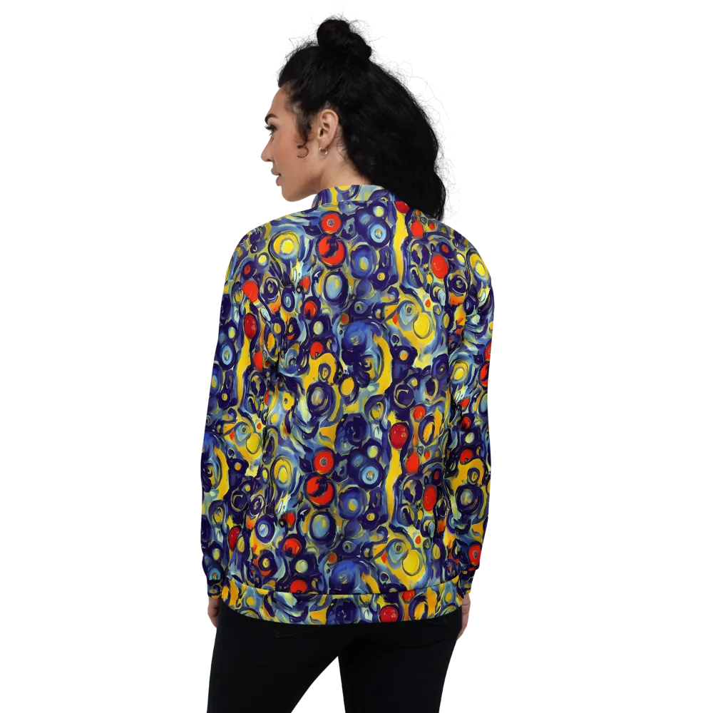 Dynamic Doodles on Bomber Jacket — Back