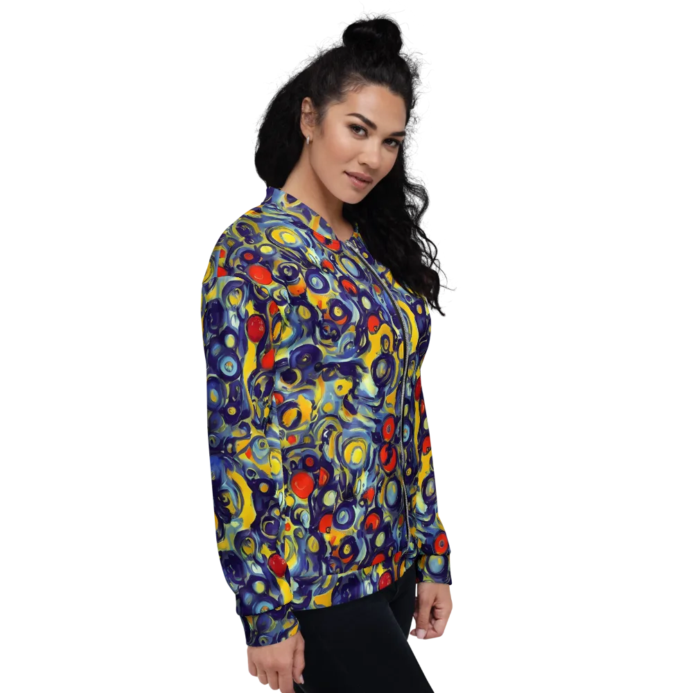 Dynamic Doodles on Bomber Jacket — Right